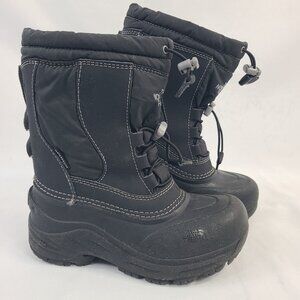 The North Face Kids Waterproof Winter Boots Black Size 13 Insulated EUC